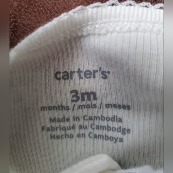 💥Baby deals 3/$10💥NWT Carter's Baby Floral 2-Way Zip Sleeper - Picture 5 of 6